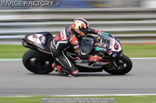 2009-05-09 Monza 2394 Superbike - Qualifyng Practice - Shane Byrne - Ducati 1098R